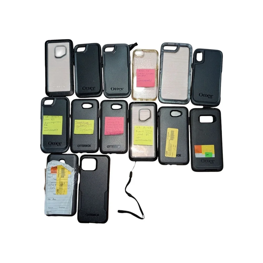 Bulk Lot Over 100 Mixed‎ Phone Cases, OtterBox, Kate Spade, Apple. For Parts